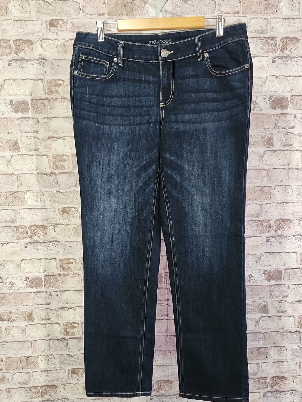 Maurices Dark Indigo Straight Leg Jeans